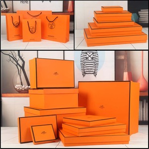 爱马仕herme香水礼品袋 纸袋衣服围巾鞋包包盒皮带钱包装手提袋子