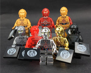 品高 星球大战积木人仔 c3po tc-14 礼仪机器人 全套8款 拼装玩具
