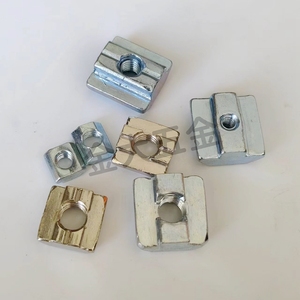 滑块螺母/方型螺母/T型螺母/弹性螺母40M8铝型材40专用滑块螺母