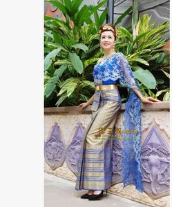 出租东南亚民族服装文莱 柬埔寨 新加坡泰国 印度民族表演服装