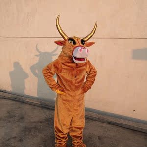 牛年新款人穿牦牛服装双人舞耗牛道具人穿舞牛演出社火表演道具