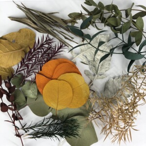 树叶画手工幼儿园