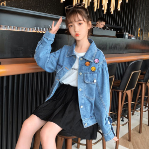 13岁女童牛仔外套