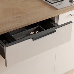 开槽f型封边拉手铝合金卡18板22板m款抽屉衣柜橱柜可非标定制尺寸