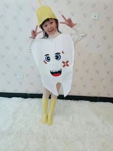 细菌大作战表演服装幼儿园病毒病菌牙刷蛀齿舞台演出衣服13人付款25