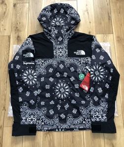 【现货】supreme tnf 14fw 腰果花 冲锋衣 北面 the north face