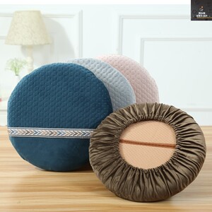 小圆凳子套罩记忆棉圆形坐垫办公室学生椅子垫屁股垫座垫子