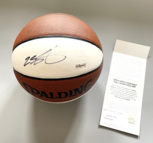 詹姆斯签名球衣篮球uda骑士 james詹姆斯亲笔签名照周边礼物湖人