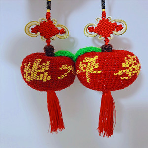 小猪编织屋手工diy毛线钩针出入平安车挂件视频教程材料包邮棉线