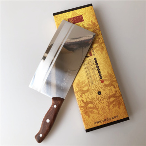 xman 百年利1号龙纹厨师刀家用菜刀厨师专用切片刀 正品库存尾货