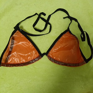 性感无钢圈 PVC透明比基尼胸罩塑料透视超薄纹胸围超软系带胸衣
