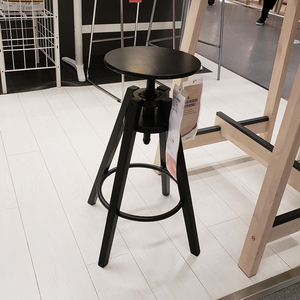 宜家ikea达夫利酒吧凳座位高度可调节美式时尚旋转吧台椅可升降
