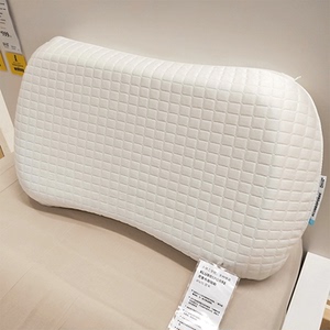 正品ikea宜家克鲁布斯珀勒人体工学枕记忆海绵保健枕颈椎单人枕头