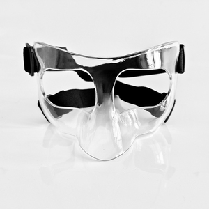 篮球面具护脸护鼻面罩透明篮球运动护具足球nba面具运动防撞面具