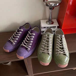 【珺珺定制】设计感休闲板鞋女BYJUNJUN春夏款百搭小紫小绿帆布鞋