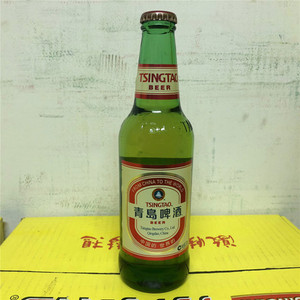 青岛啤酒绿金330ml*24瓶出口台湾小啤酒登州路一厂优质小瓶黄啤酒