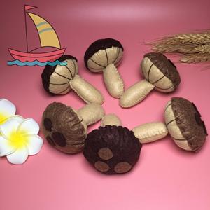 不织布手工蘑菇