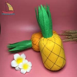 不织布手工布艺/菠萝成品/水果蔬菜/儿童手工玩具过家家仿真食物