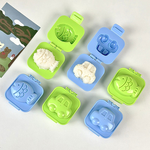 日本进口饭团模具宝宝食品级儿童可爱卡通米饭造型寿司diy2个装
