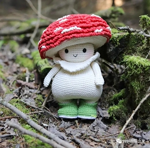 钩针变装娃娃图解