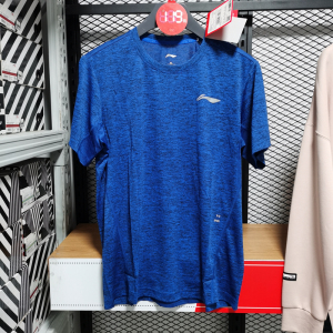 李宁短袖男蓝色