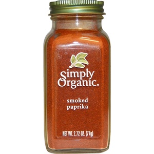 美国simply organic smoked paprika有 机烟熏红椒粉甜辣椒粉