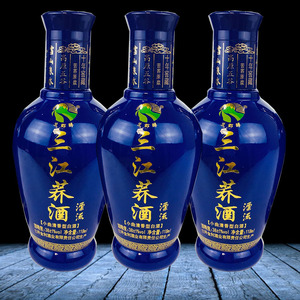 云南怒江兰坪三江荞酒 118mlx8瓶苦荞酒38度蓝瓶清香型整件包邮