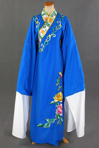 越剧小生新款戏服仿真丝小生衣服越剧戏曲服装袄子533