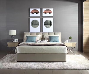 居然之家喜临门店诺亚国际家居 m8766b大床(1.8米)