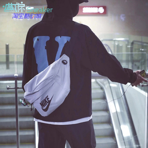 nike耐克王一博同款男女大容量单肩斜挎运动背胸腰包ba5751-072