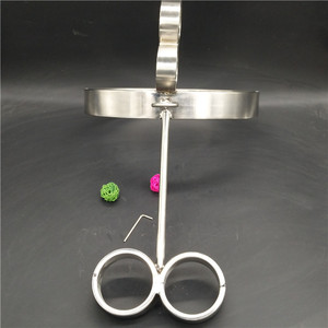 金属成人情趣用品sm另类不锈钢手铐脚铐束腰拘束驷马架吊挂调教器