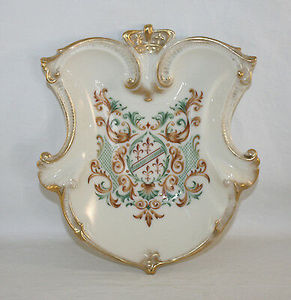 代购lenox烟灰缸美国菜骨瓷纹章雪茄烟灰盘陶瓷器家用办公室装饰