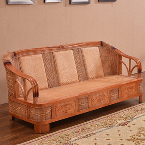 竹藤艺沙发
