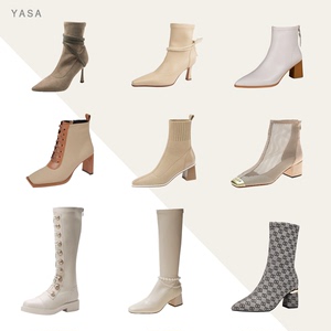 YASA【女靴合集】样板间衣帽间鞋柜女士现代轻奢长靴高靴装饰女鞋