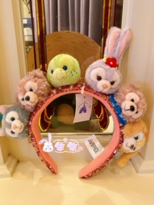 香港迪士尼乐园达菲家族六宝发箍头箍百搭好看