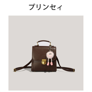 日本プリンセィ品牌小众包包2024新款高级质感两用时尚单肩包女双