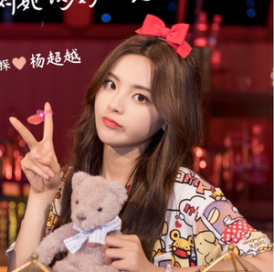 心动的信号杨超越同款红色蝴蝶结发夹韩国少女边夹顶夹发卡发饰