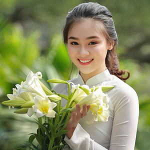 醉花荫越南校服正宗奥黛长款修身显瘦春夏日常高个子女生仙气套装