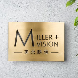 创意招牌led个性灯箱钛金乱纹拉丝不锈钢广告户外门头发光字定做