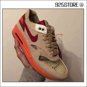 Nike Clot Air Max 1 死亡之吻2021 EDC陈冠希耐克跑鞋DD1870-100