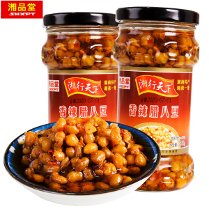 90小胡子880223淘宝辣小董长沙腊八豆即食香辣黄豆酱湖南瓶装下饭菜
