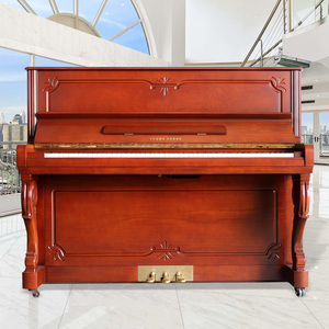 韩国二手钢琴高配英昌钢琴u121考级演奏实木进口立式钢琴99新包邮