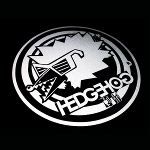 刺猬乐队logo周边车身改装饰后窗后挡风油箱盖贴个性摇滚汽车车贴