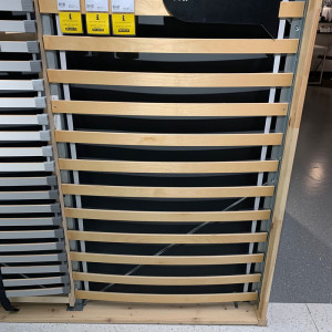 宜家 鲁瑞床板床板架排骨架单人双人床架卧室木条床板国内代购