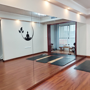 长沙舞蹈室镜子瑜伽馆镜超大墙面大镜子练功排练房镜子健身房镜