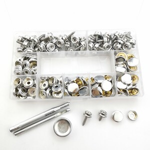 304不锈钢螺丝大白扣 60套2尺寸a帆布扣201四合扣船舶按扣跨境货
