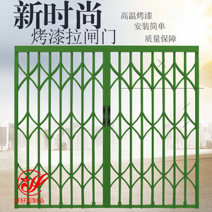 铁推拉门烤漆铁拉闸门老式经典怀旧复古拉闸门商铺门店仓库车库