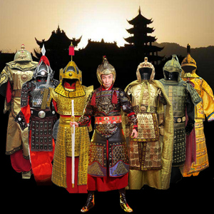 古装铠甲将军盔甲可穿战袍中国古代盔甲演出服影视将军衣古装战甲