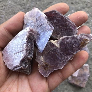 教学地质岩石纯矿物标本晶体实验原料 天然高纯度锂云母原石100克