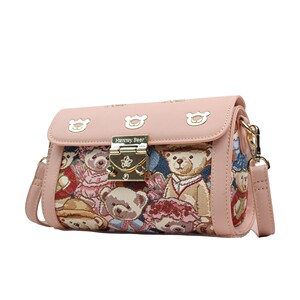 轩尼小熊新款h-839网红潮款金属元素潮款女包肩挎斜挎百搭精致款